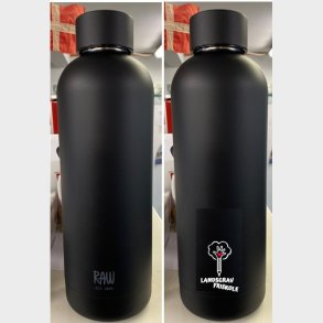 Drikkedunk i aluminium med logo