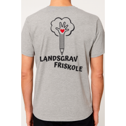 T-shirt til voksne med skolens logo